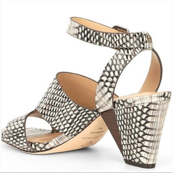 Antonio Melani Snakeskin Sandal Heels - Picture 7 of 12